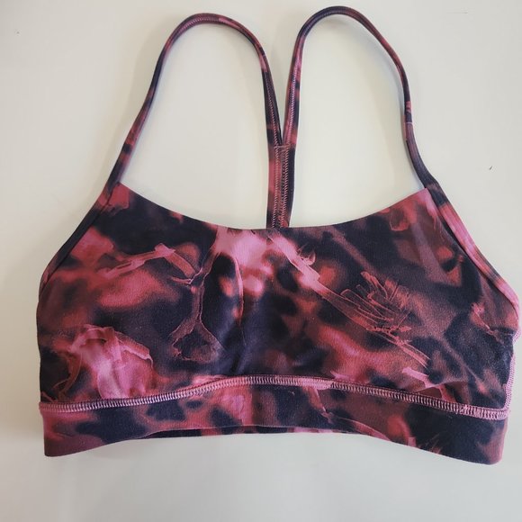 Lululemon Flow Y Nulu Women's Bra Intensity Pink - Size 4 - Picture 3 of 4